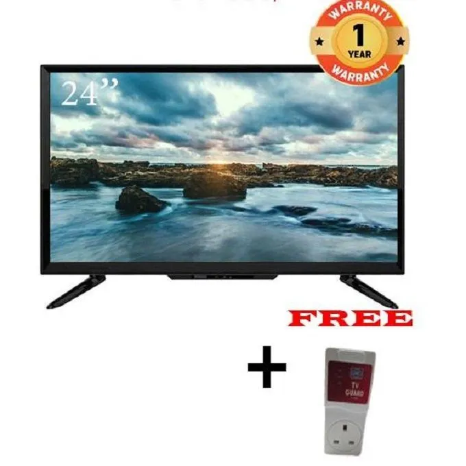 Amtec 24" HD - Digital LED TV + A FREE TV Guard