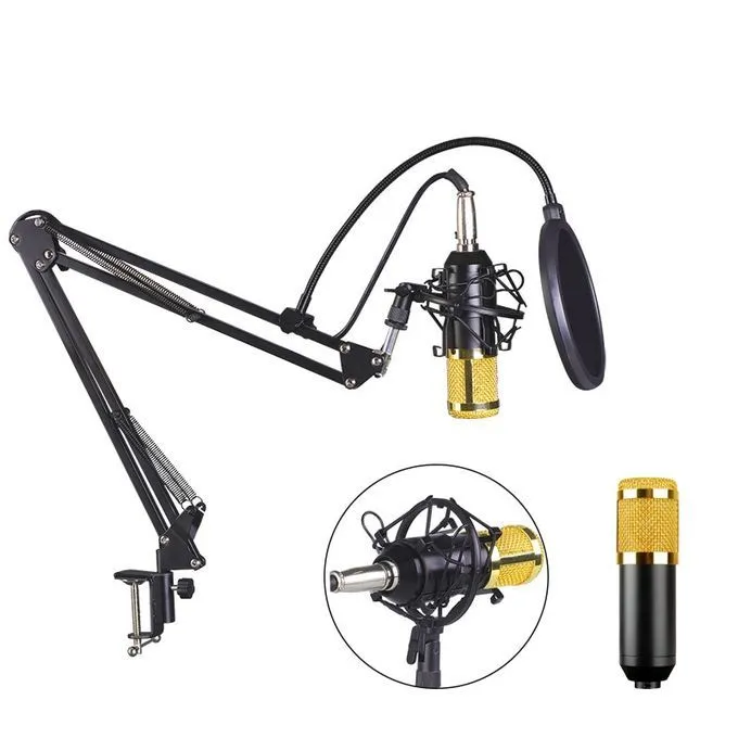 Bm-800 Condenser Microphone & V8 Live Sound Card