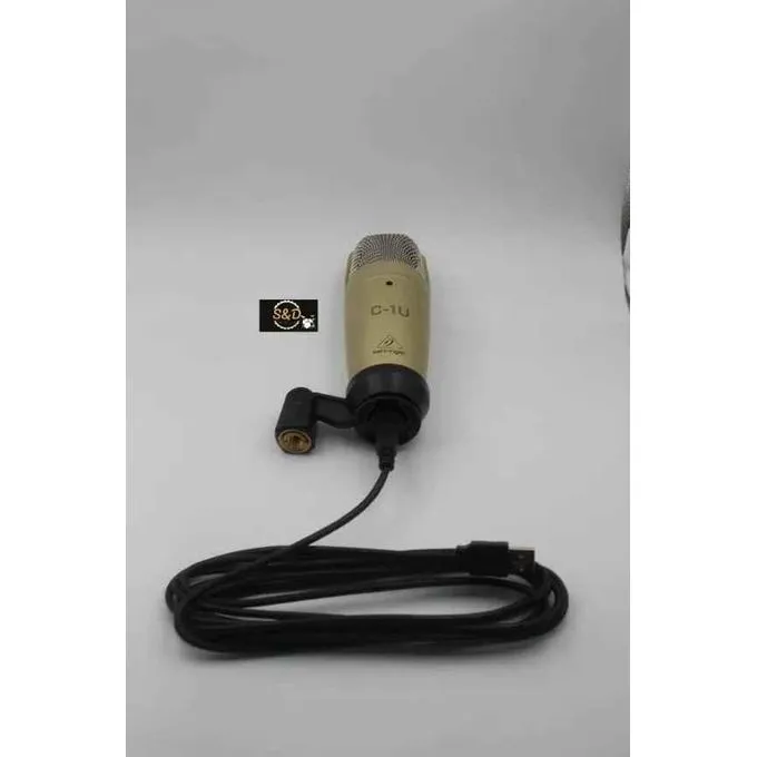 Behringer C-1U Professional Large-Diaphragm Studio Condenser USB Microphone