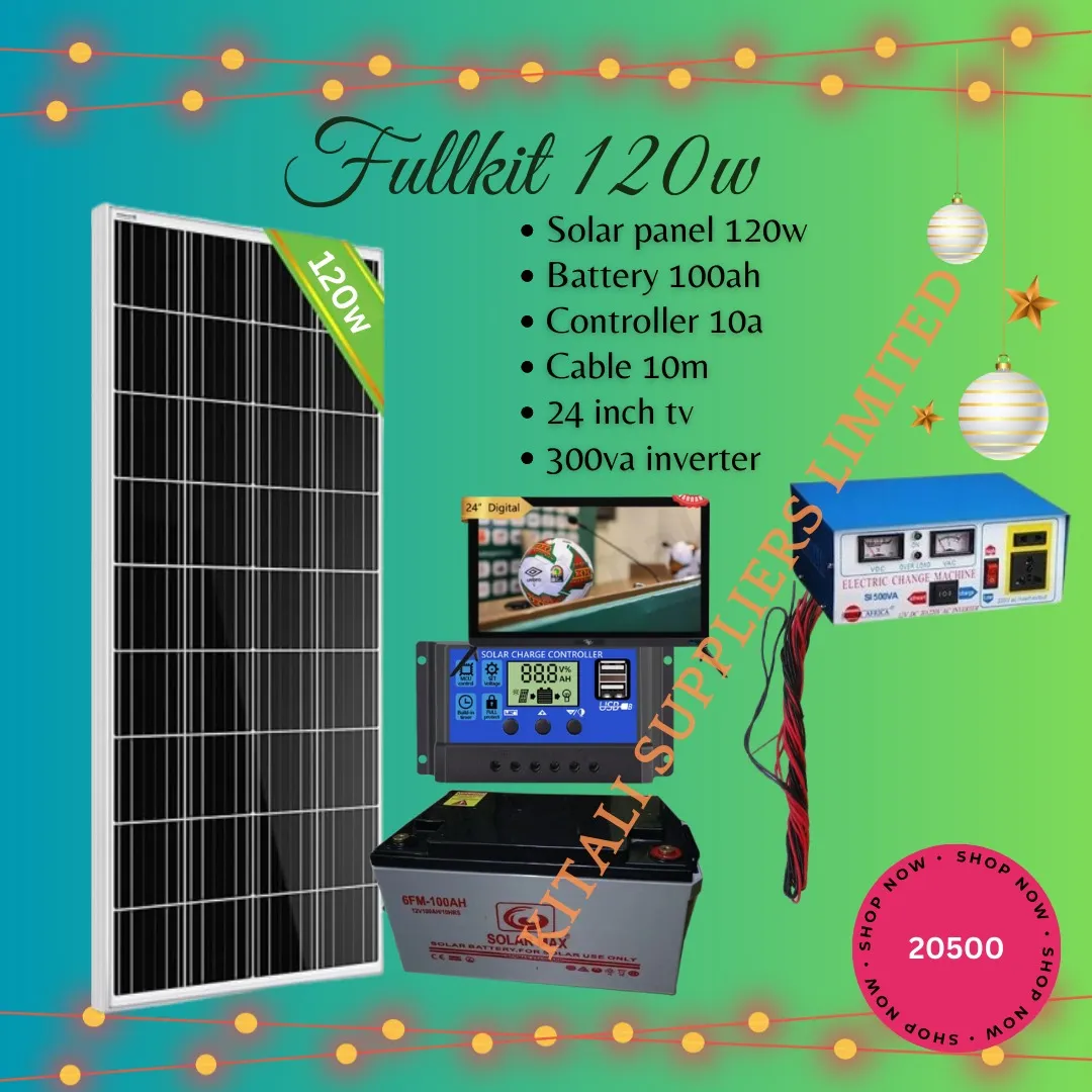 120w solar monocrystalline all-weather