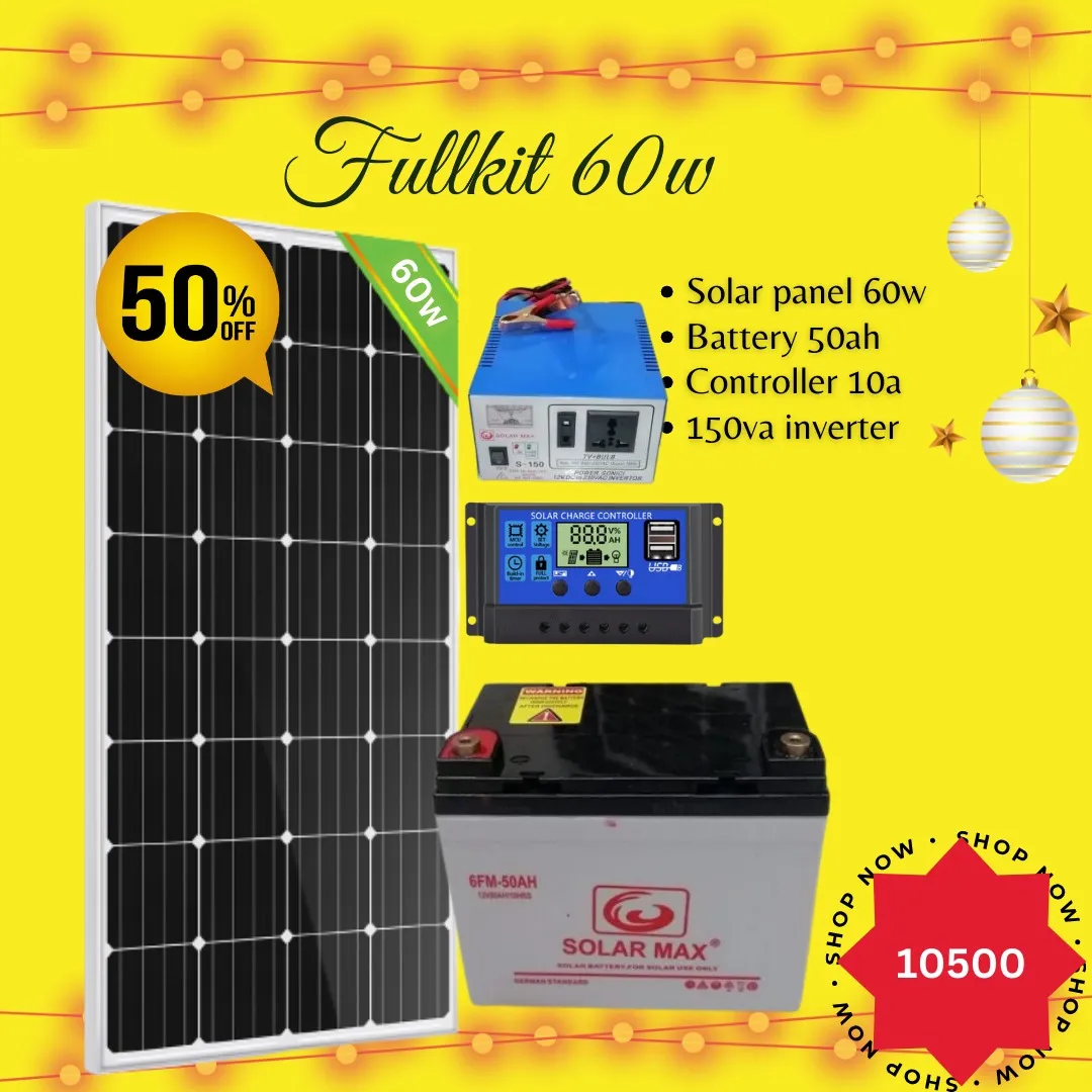 60w solar fullkit 