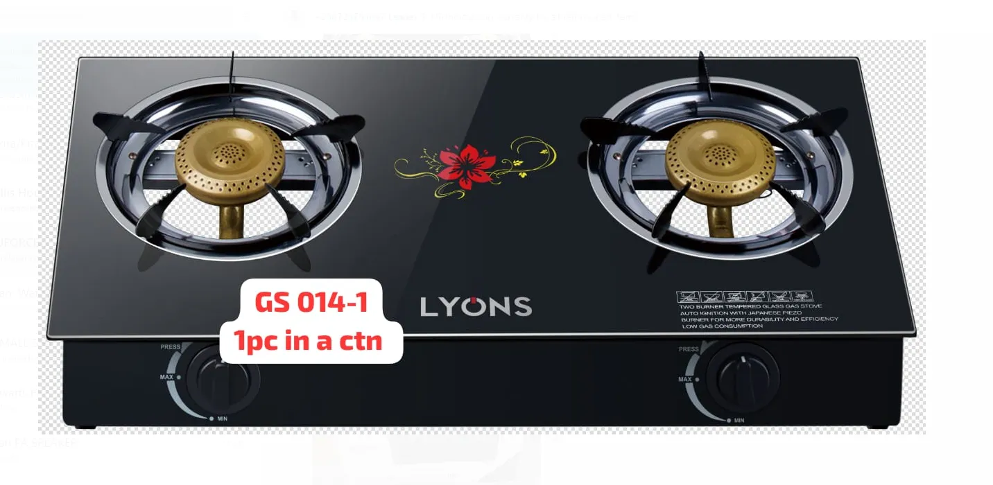Ailyons 2 burner gas stove 