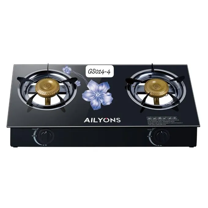 AILYONS 2 Burner - Glass Top And Gas Stove Double Burner