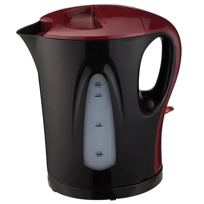 Ramtons RM/609-Cordless Electric Kettle 1.7 Litres- Black & Red