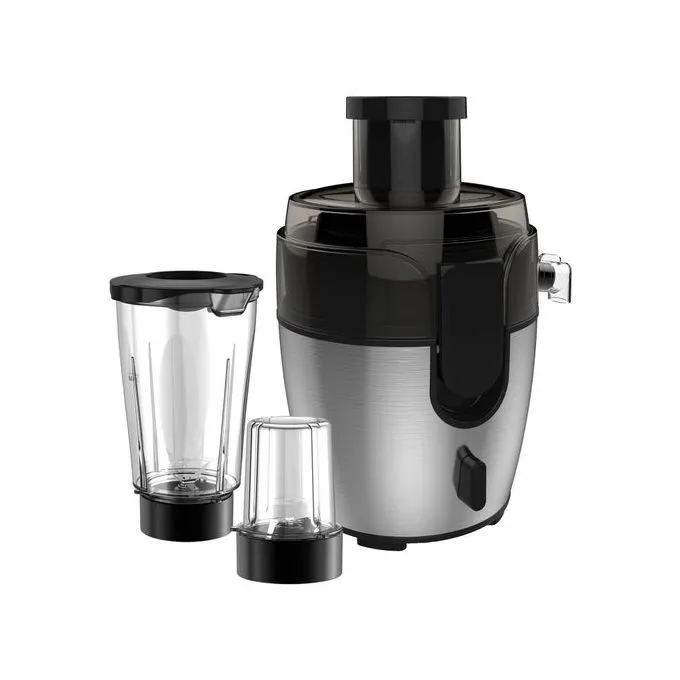Ramtons RM/541 - 3-IN-1 Juicer, Blender & Grinder- Black