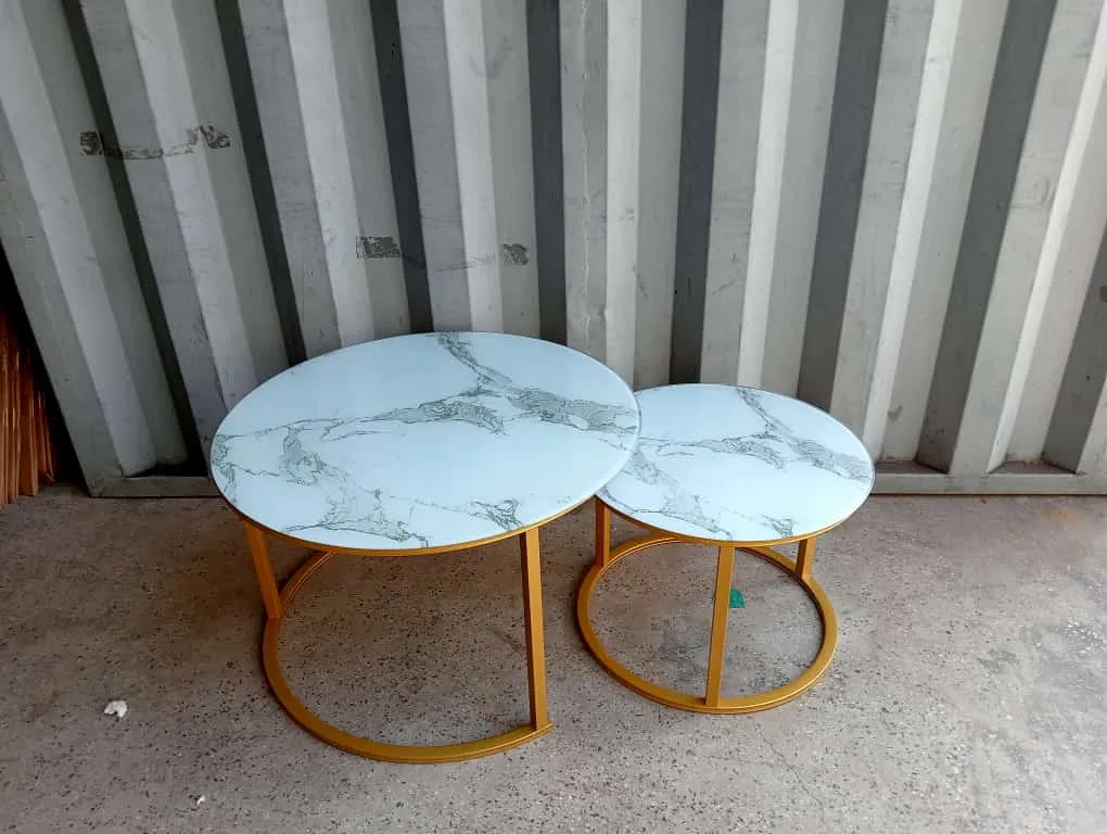 Sierra Round Nesting Table Set-2pcs Set