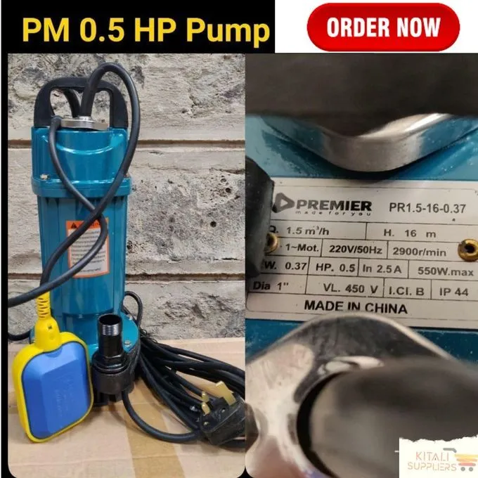 Premier O.5HP Submersible Pump