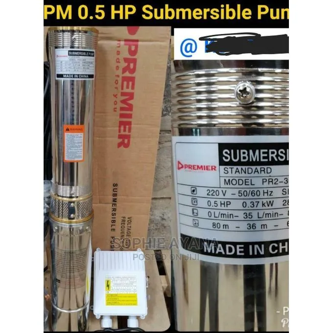 Premier Submersible Pump 0.5 HP