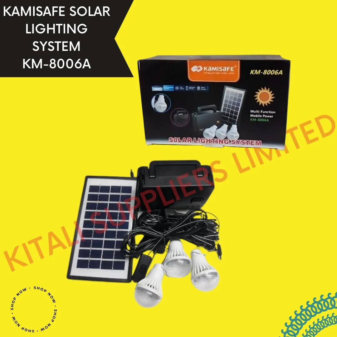 Kamisafe Solar Lighting system Km-8006A