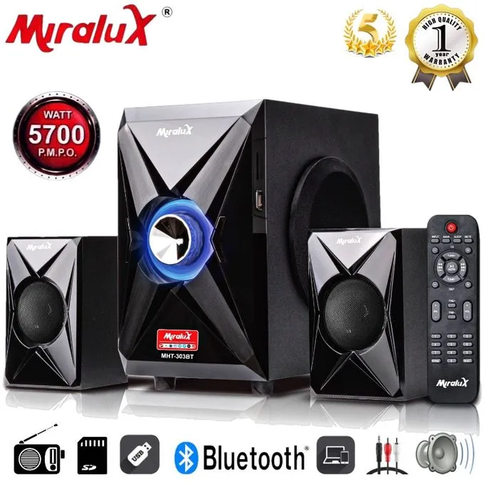 miralux MHT-303BT 2.1CH HOME THEATRE SYSTEM BTUSB/FM