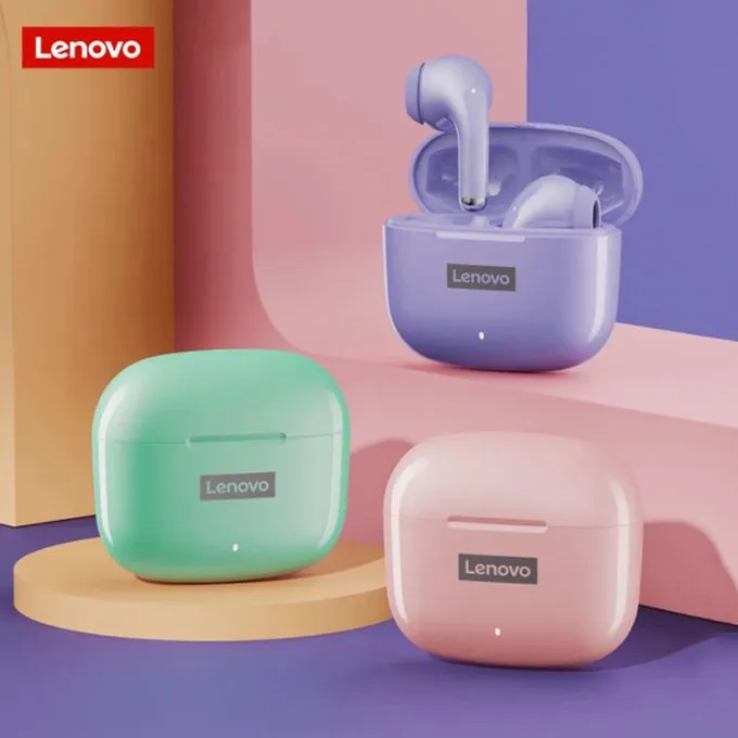 Lenovo LP40 Pro TWS Bluetooth Headphones L Earbuds Wireless Headset With Mic Green
