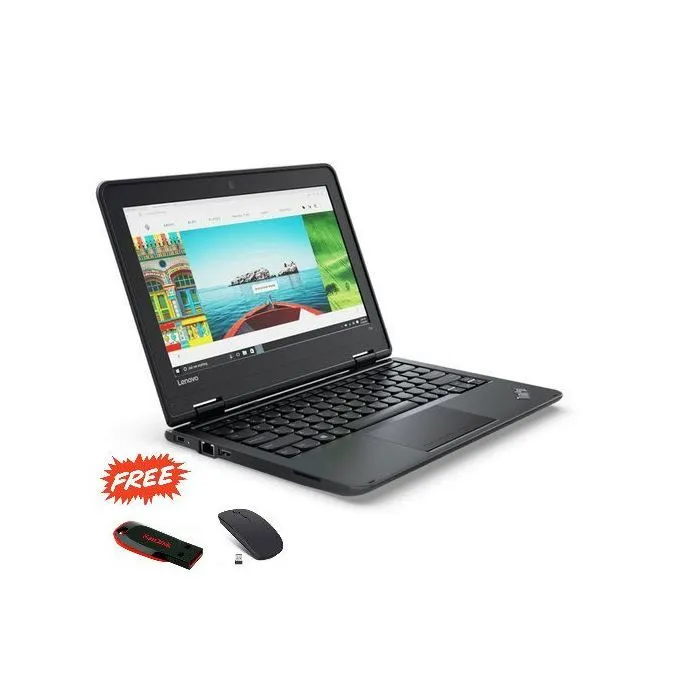 Lenovo Refurbished Thinkpad Yoga 11e Touch Screen Intel Celeron 4GB 128GB SSD 11.6" + FREE Gifts