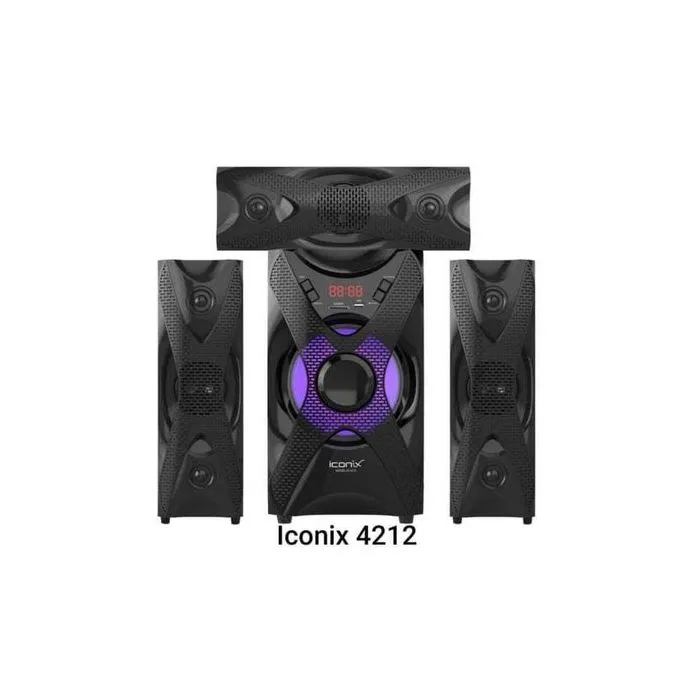 Iconix IC-4212 3.1 CH SUPER BASS SOUND SYSTEM FM,USB,BT.
