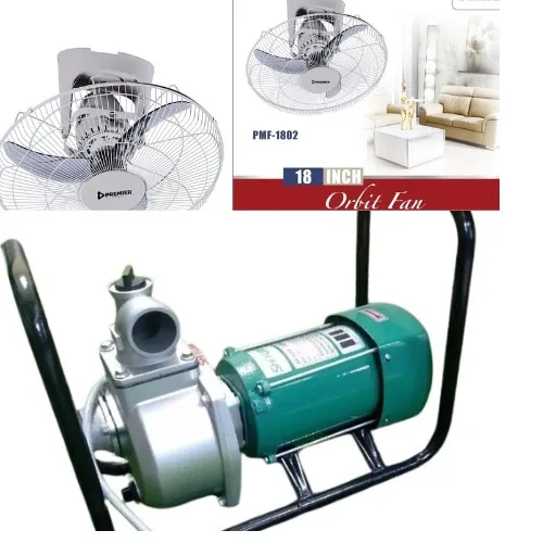 premier wall fan 18"  2"shiyuan surface pump 