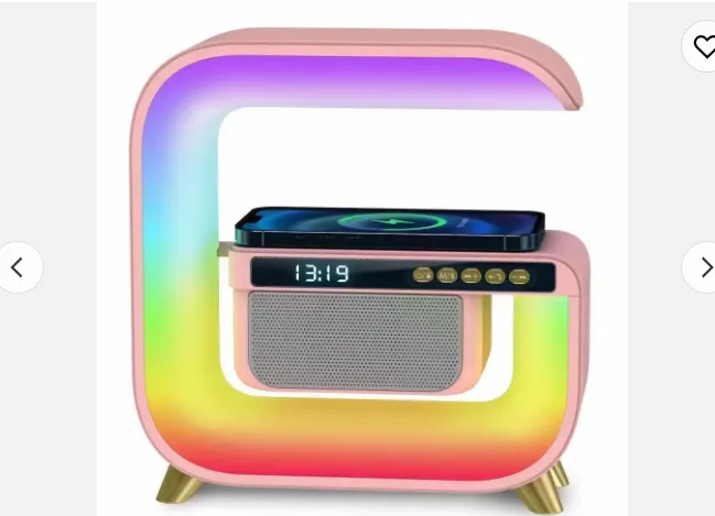 Audible Clock Alarm Clock 10w Fast Charging For Mobile Universal Wireless Charging Stations