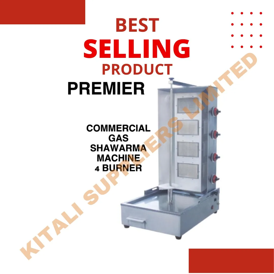 Commercial shawarma machine  4 burners 