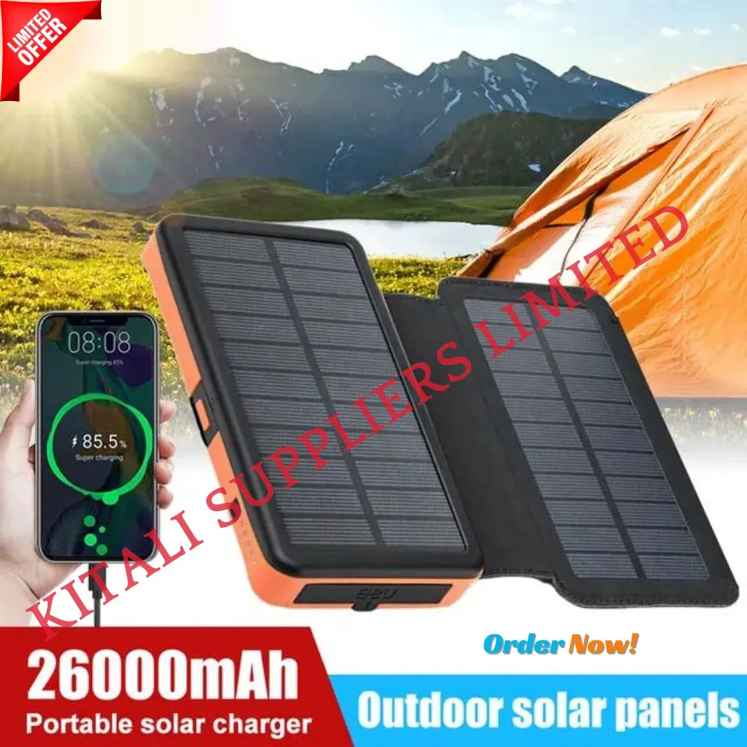Outdoor solar power bank