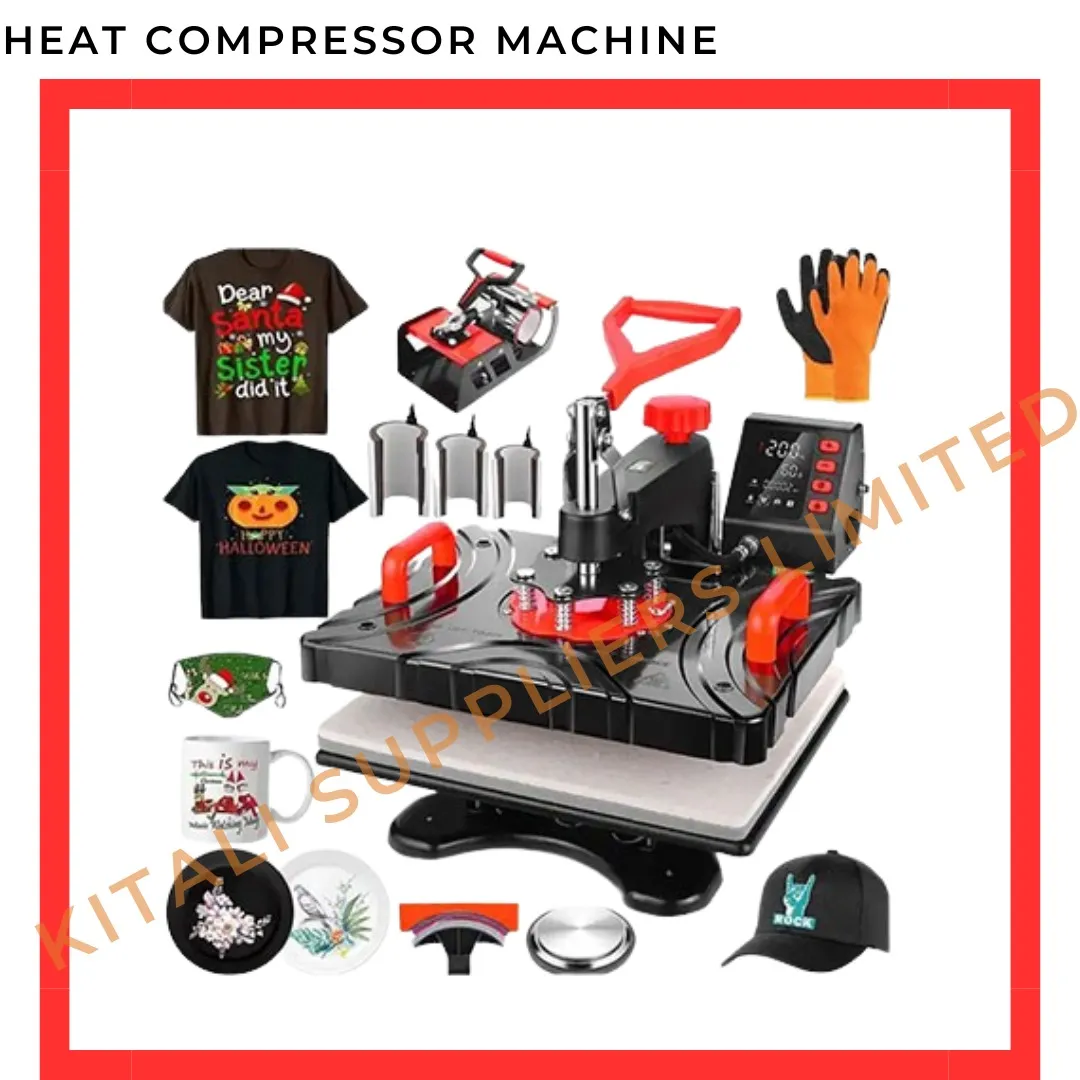 Heat Compressor For Plate/Mug/Cap/TShirt 8 In 1