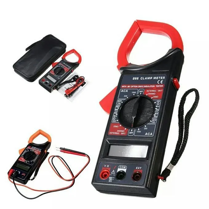 Digital Clamp Meter Multimeter AC/ Current Volt Teste