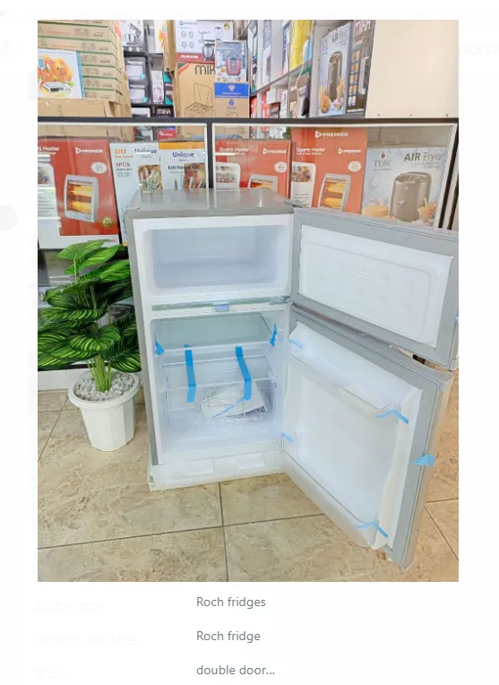 Roch frigde double door capacity of 90 litres 