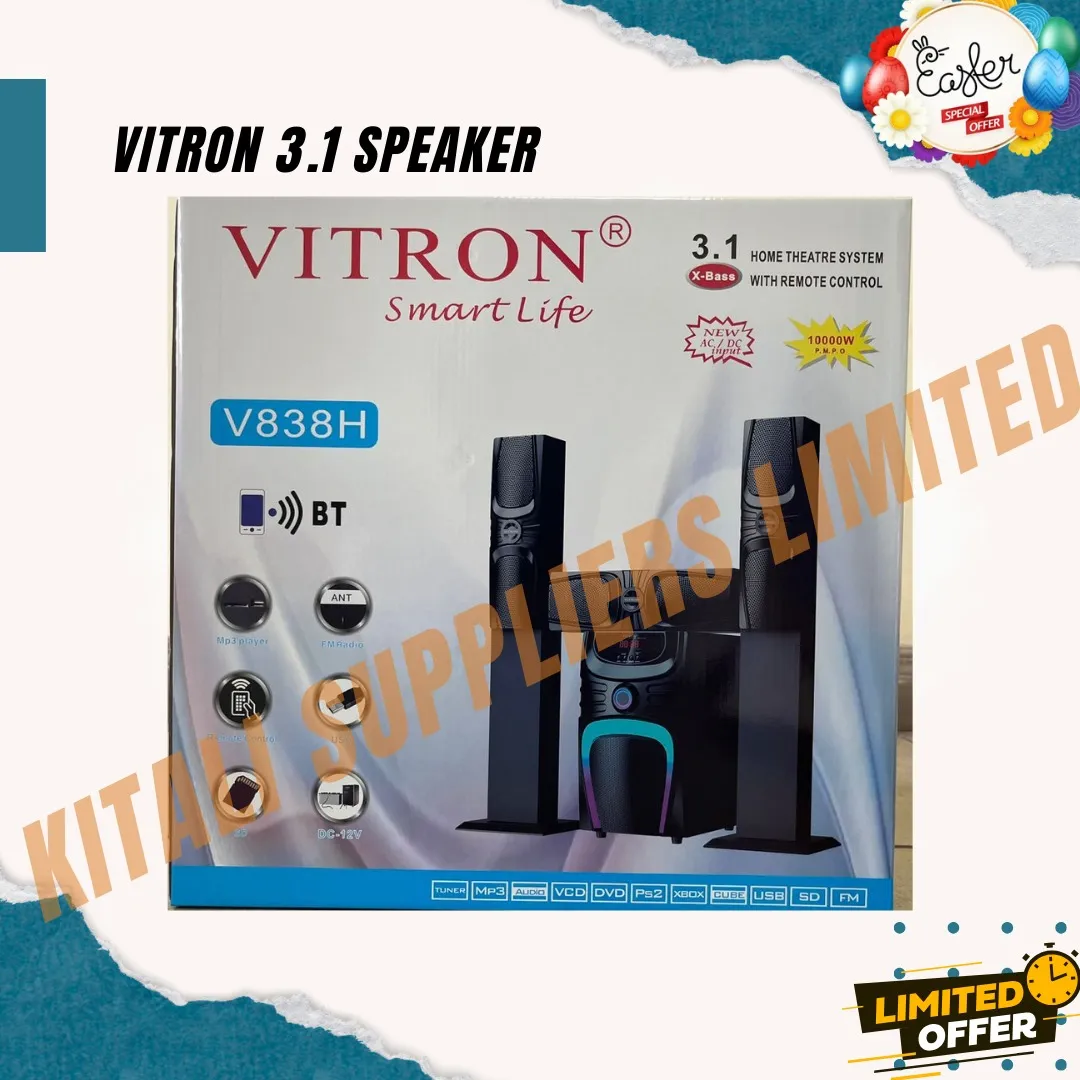 VITRON V 838 3.1CH  TALLBOY Multimedia Speaker System