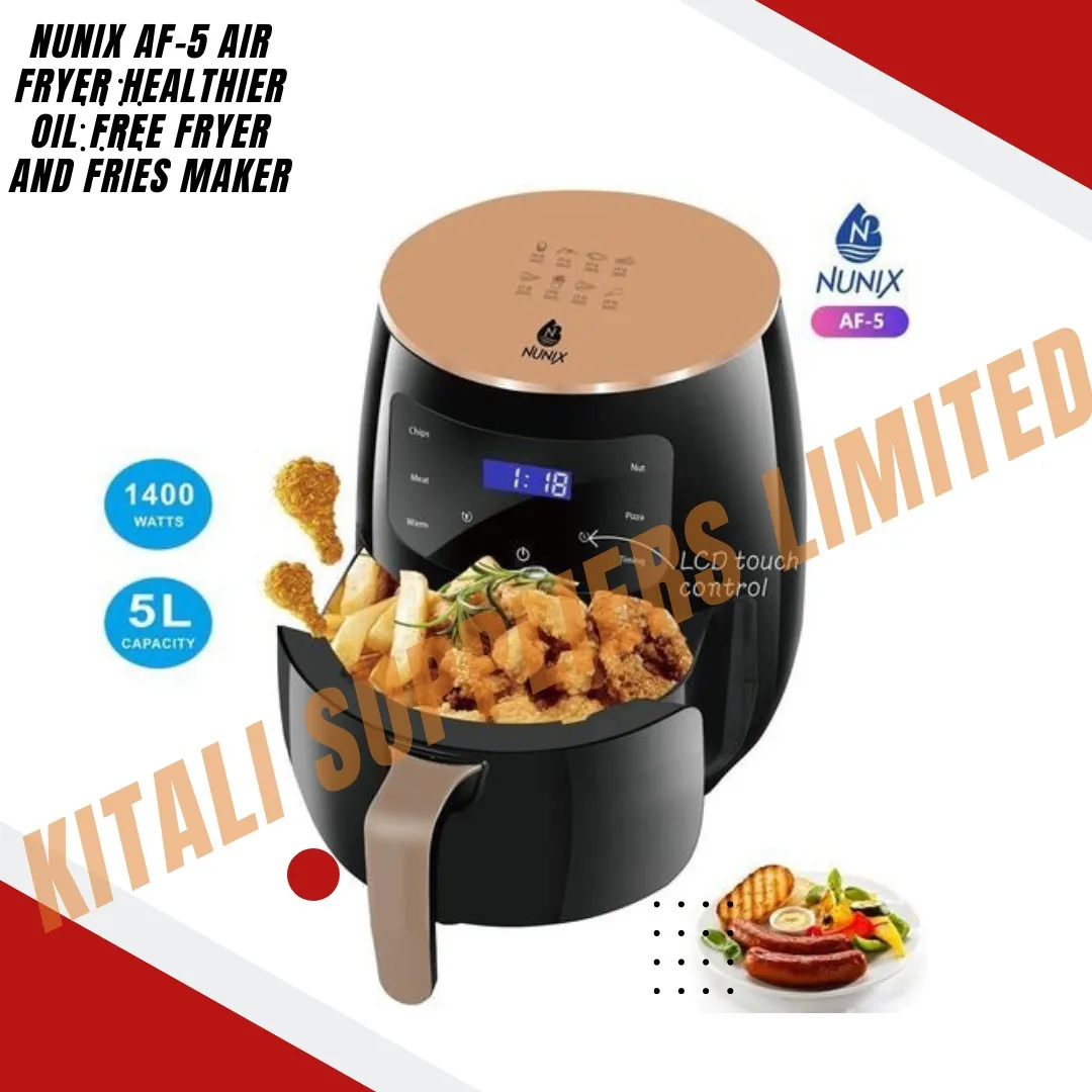 Nunix AF-5 Air Fryer Healthier Oil Free Fryer And Fries Maker
