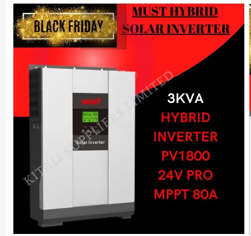 3kva must hybrid  inverter  mppt 80amp 