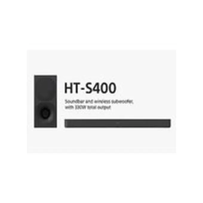 Sony HT-S400 2.1ch Soundbar With Wireless Subwoofer