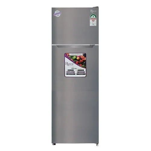 Roch RFR-210-DT-I Double Door Refrigerator, 170L - Silver