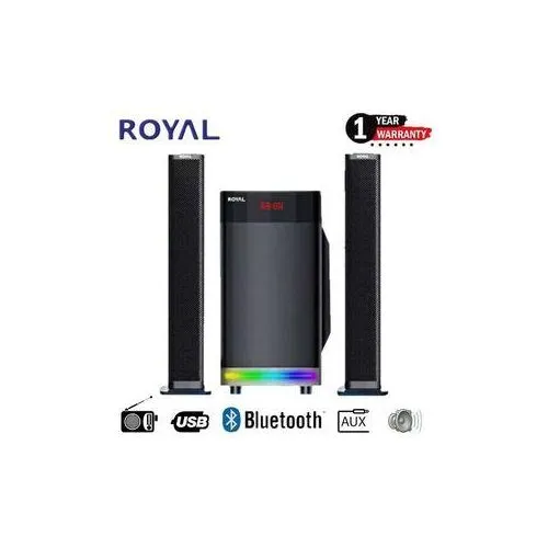 Royal R902 2.1CH Speaker System 65W - Black