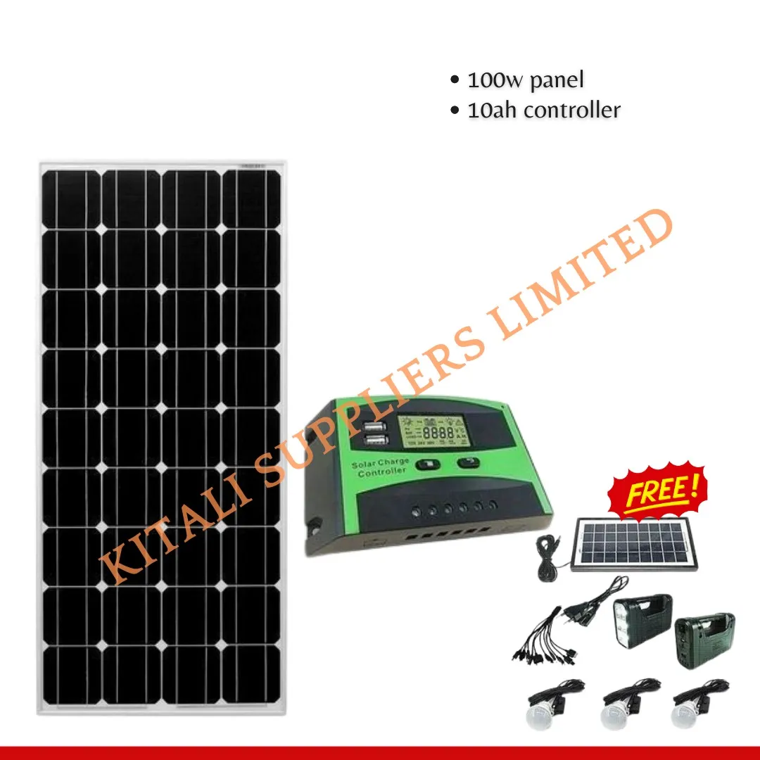 100w panel 10ah controller
