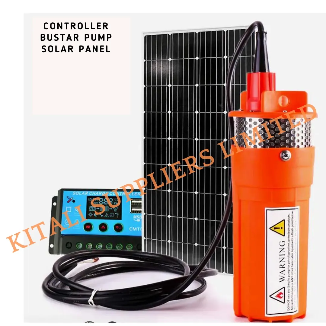 750 W solar panel + 10a controller + 30 m ac submersible pump