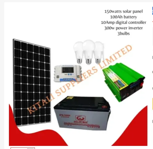solar fullkit system 150watts with free bulbs