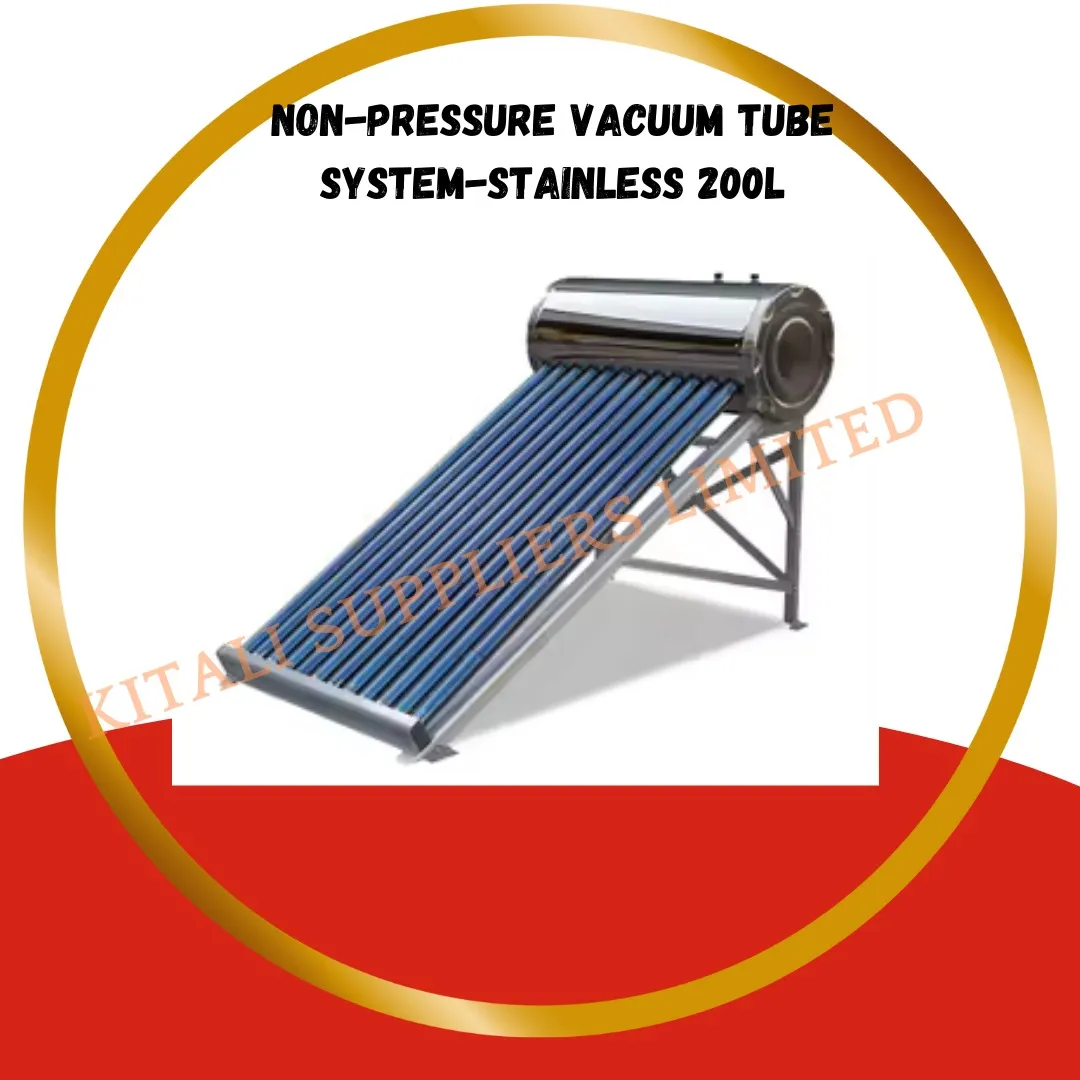 NON-PRESSURE VACUUM TUBE SYSTEM- STAINLESS 200L