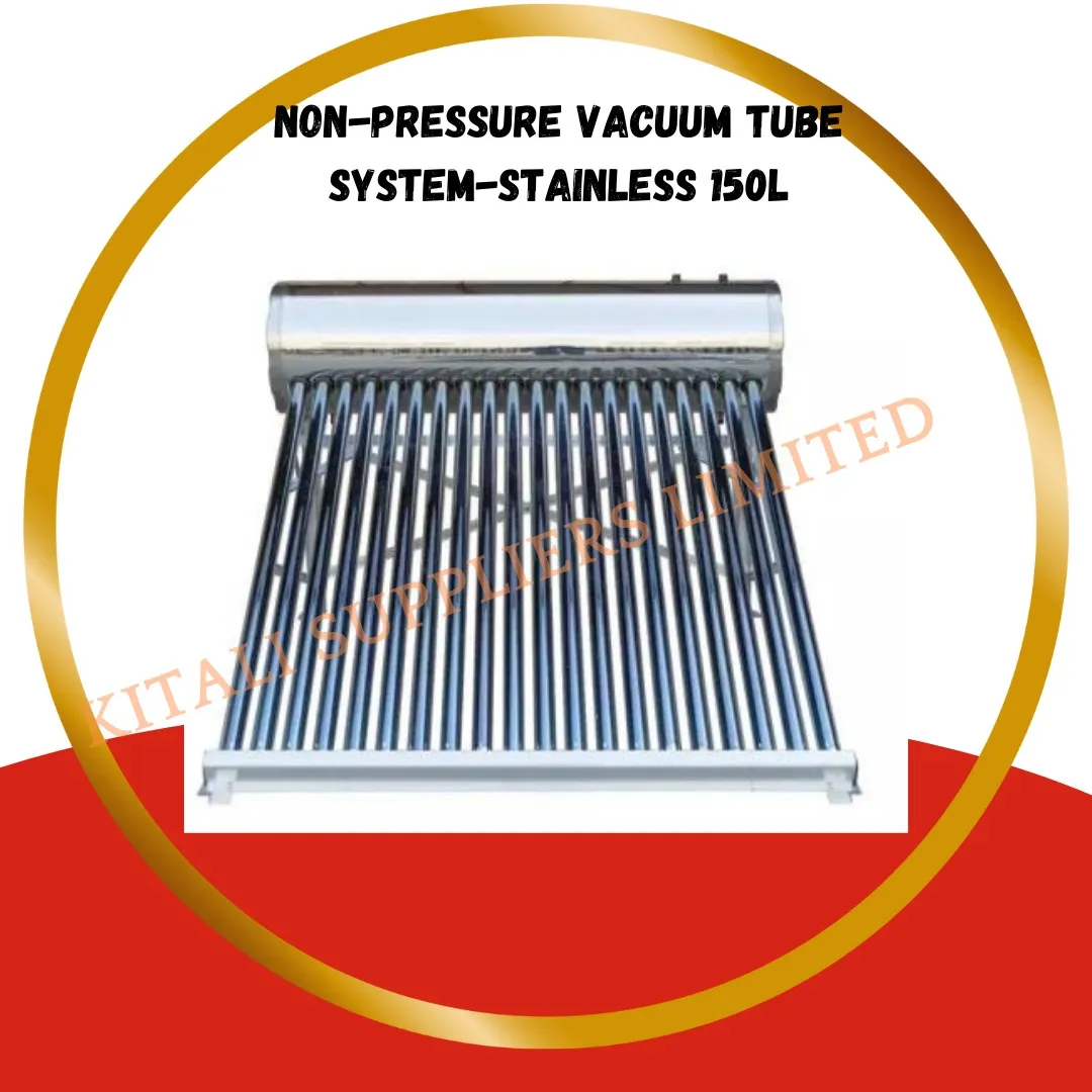 NON-PRESSURE VACUUM TUBE SYSTEM- STAINLESS 150L