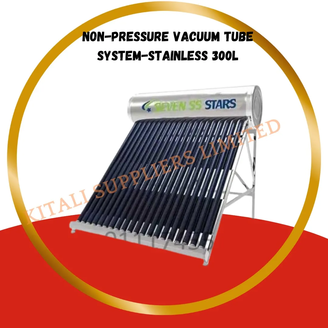 NON-PRESSURE VACUUM TUBE SYSTEM- STAINLESS 300L