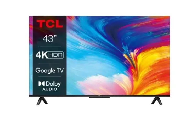 TCL 43â€³ P635 4K HDR Google smart Frameless TV 43P635