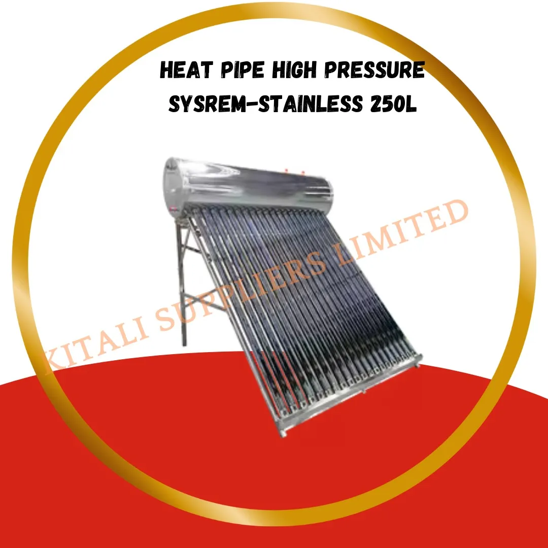 HEAT PIPE HIGH PRESSURE SYSREM- STAINLESS 250L