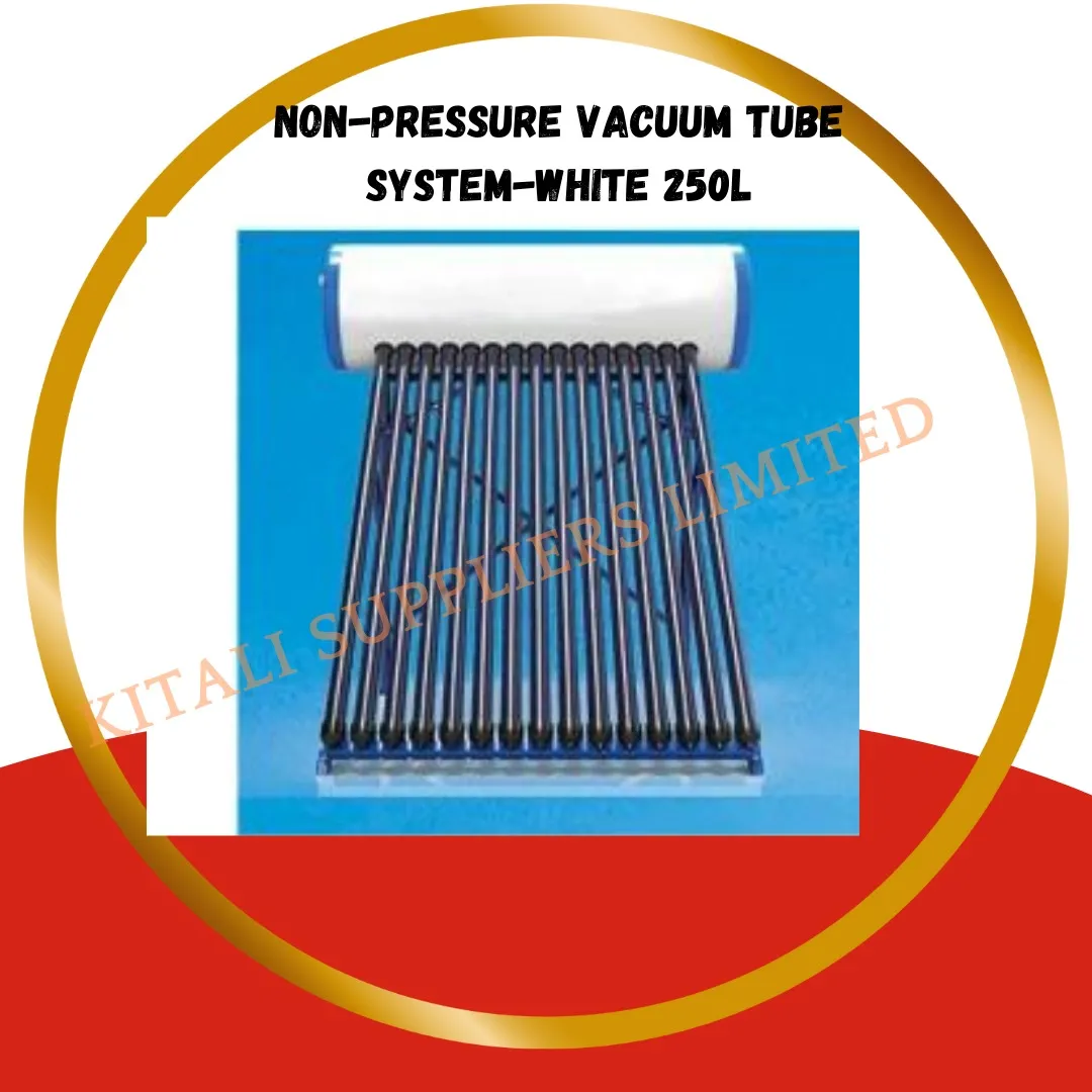 NON-PRESSURE VACUUM TUBE SYSTEM- WHITE 250L