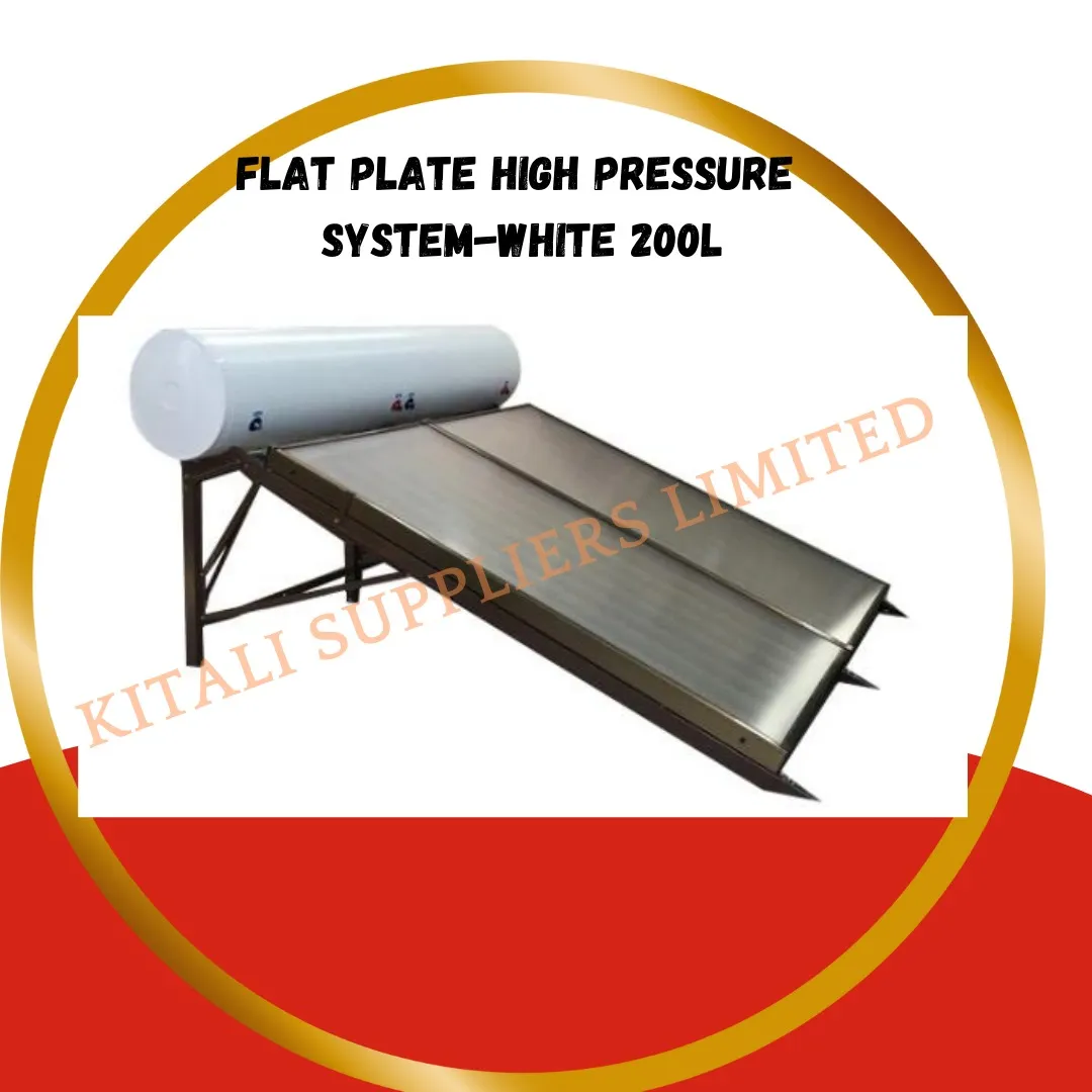 FLAT PLATE HIGH PRESSURE SYSTEM- WHITE 200L