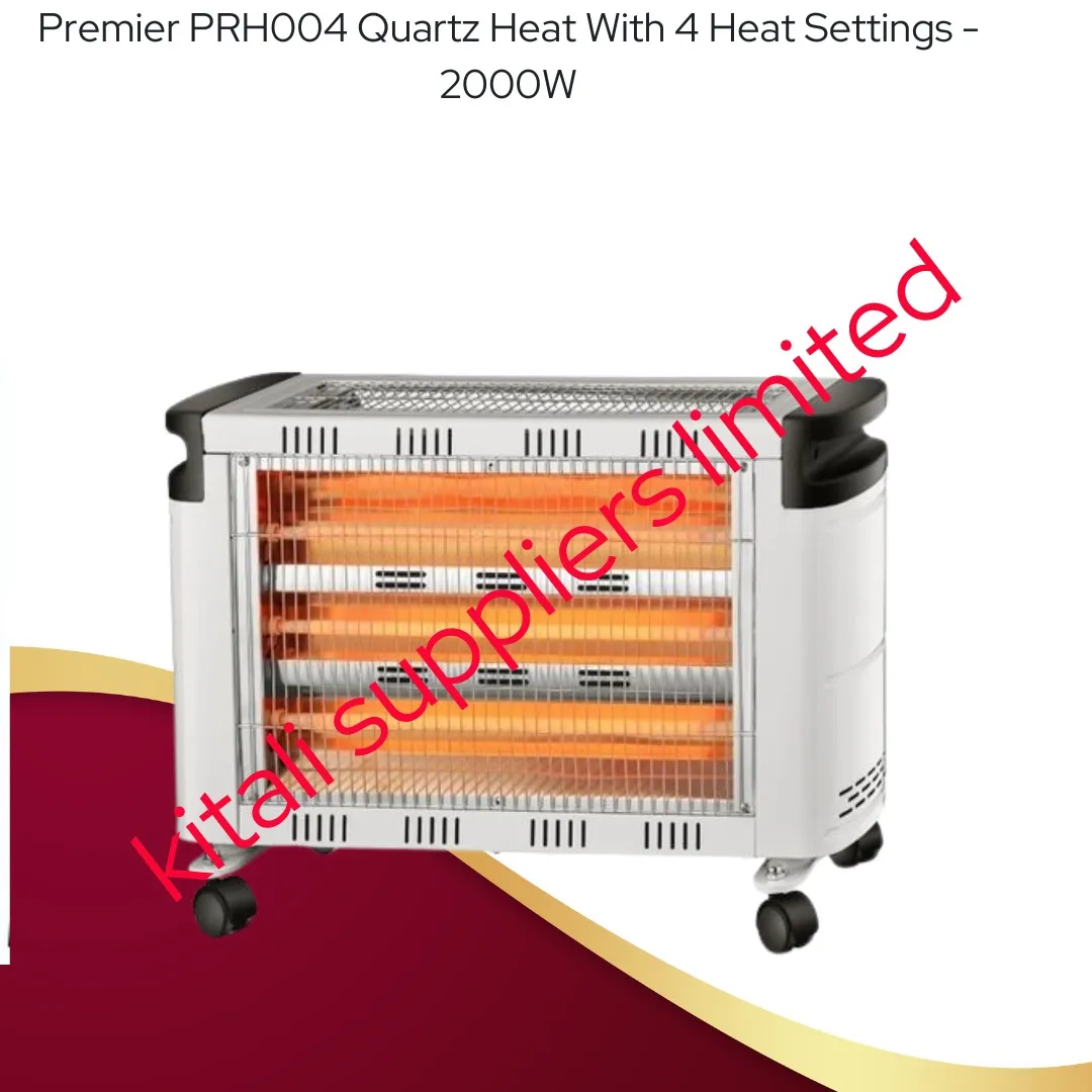 Premier PRH004 Quartz Heat With 4 Heat Settings - 2000W