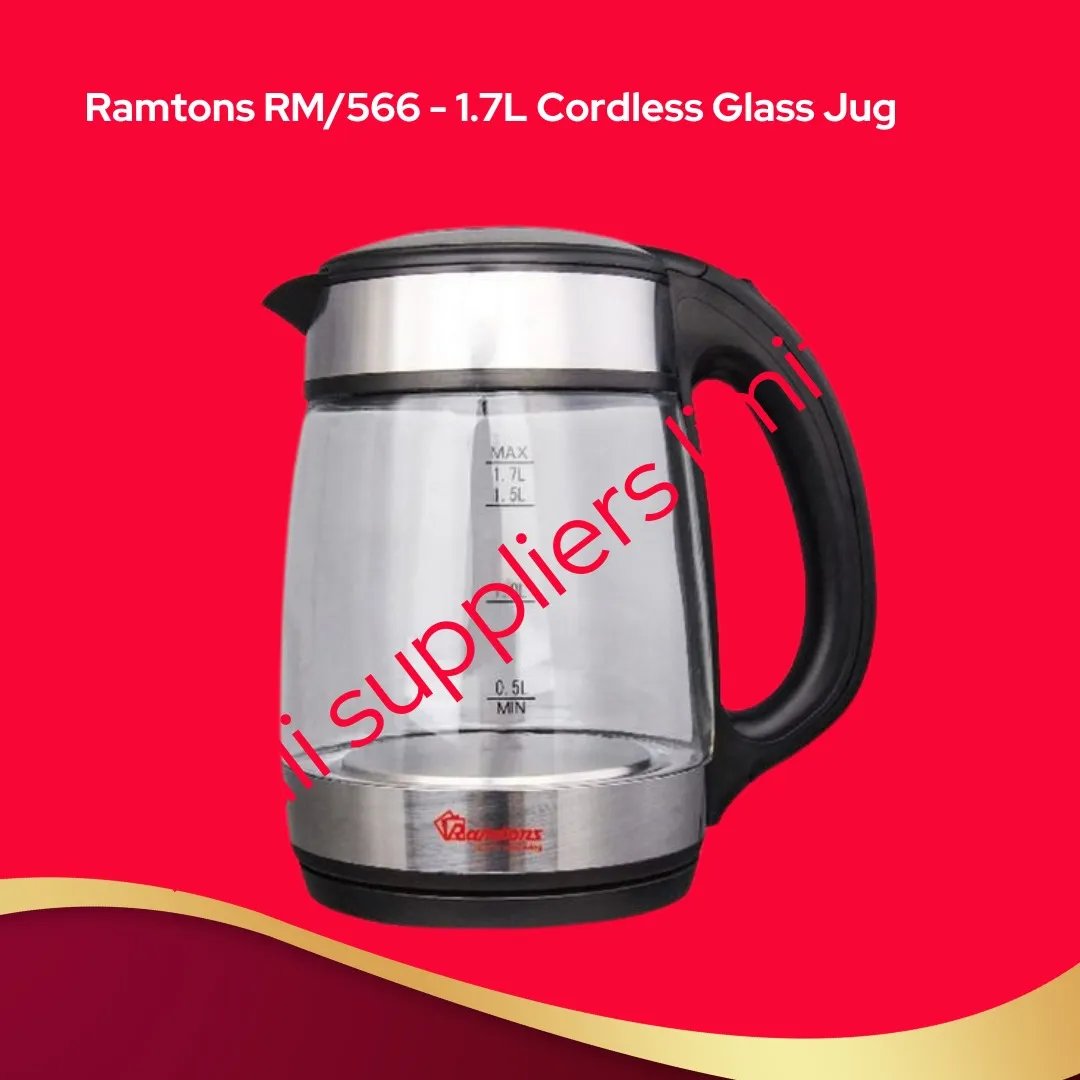 Ramtons RM/566 - 1.7L Cordless Glass Jug