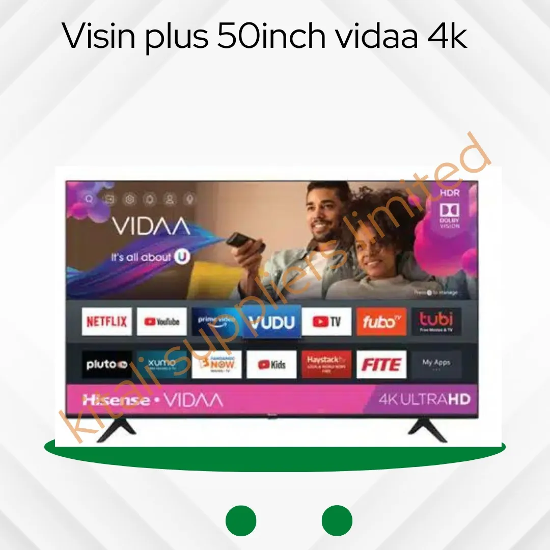 Vision Plus 50" 4K LATEST VIDAA SMART TV with VOICE CONTROL,WI-FI,NETFLIX-8850KV