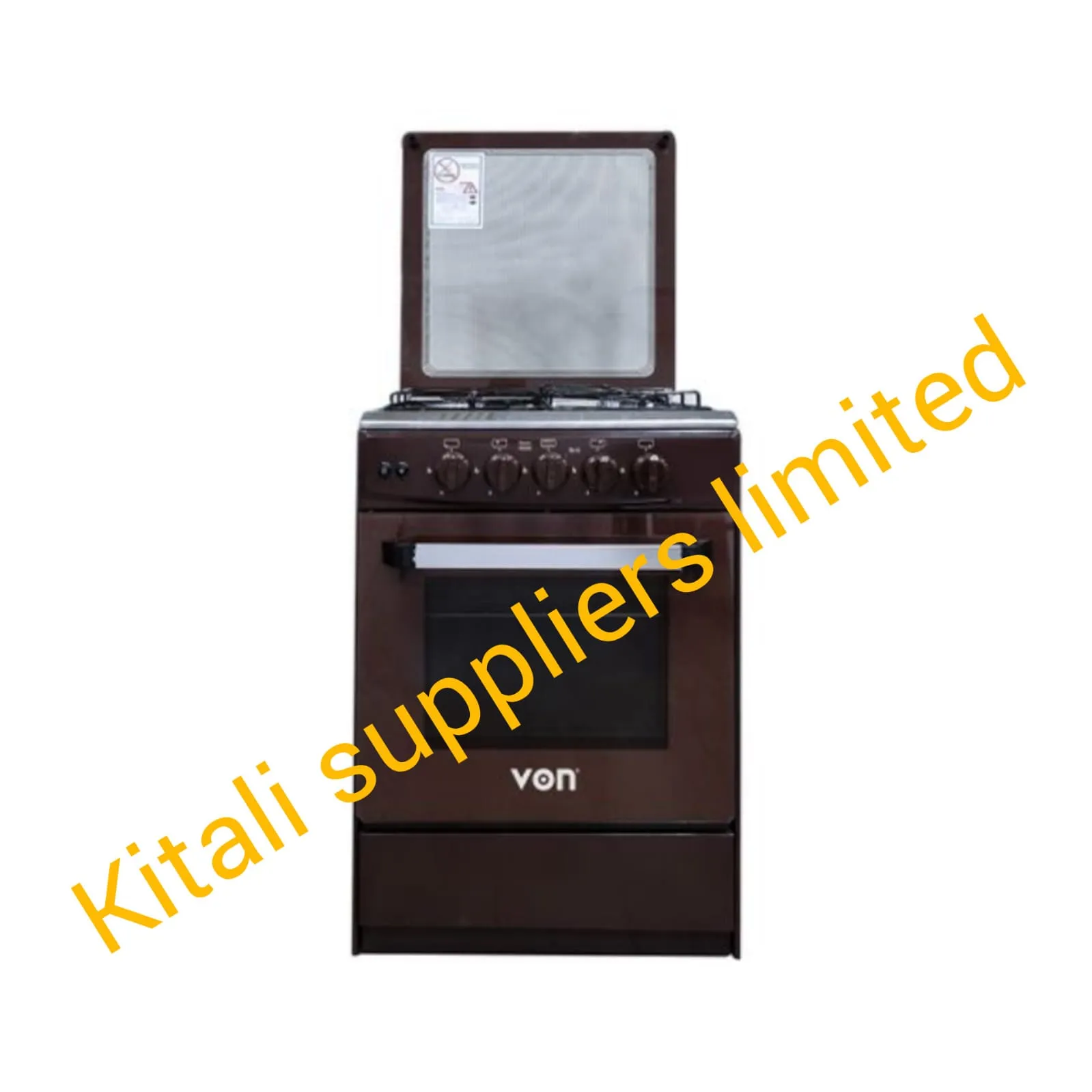 Von 5534 4 Gas Cooker + Gas Oven 55Ã—55 - Brown