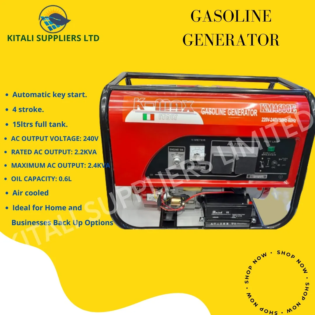 2.4 Kva Petrol Generator With Key Start