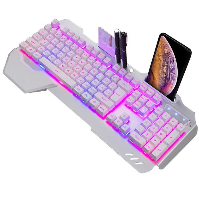 New Wired Gaming Keyboard 16-Color RGB LED Backlight