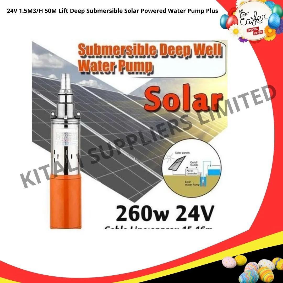 24V DC Solar Submersible Water Pump