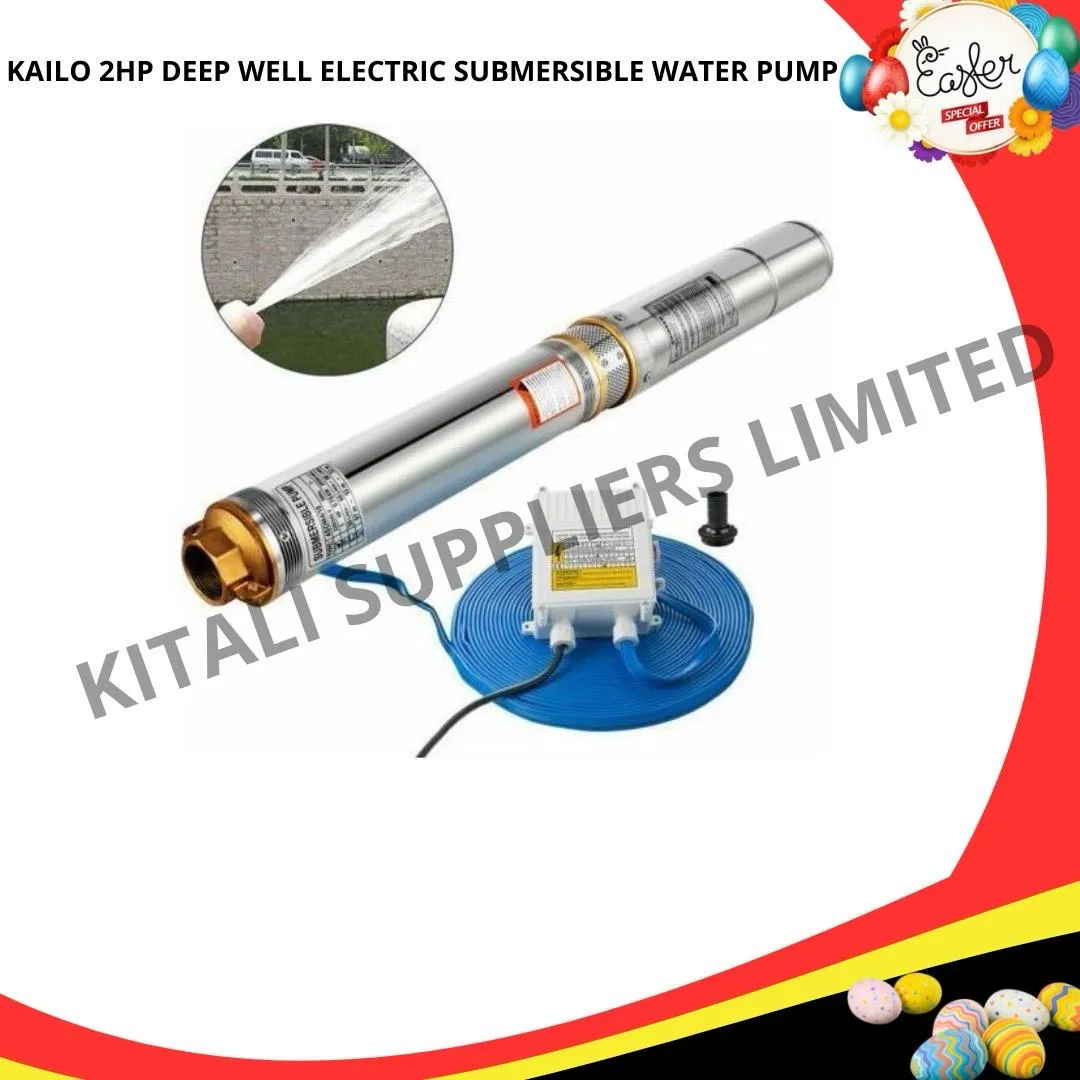 KAILO 2HP DEEP WELL ELECTRIC SUBMERSIBLE WATER PUMP