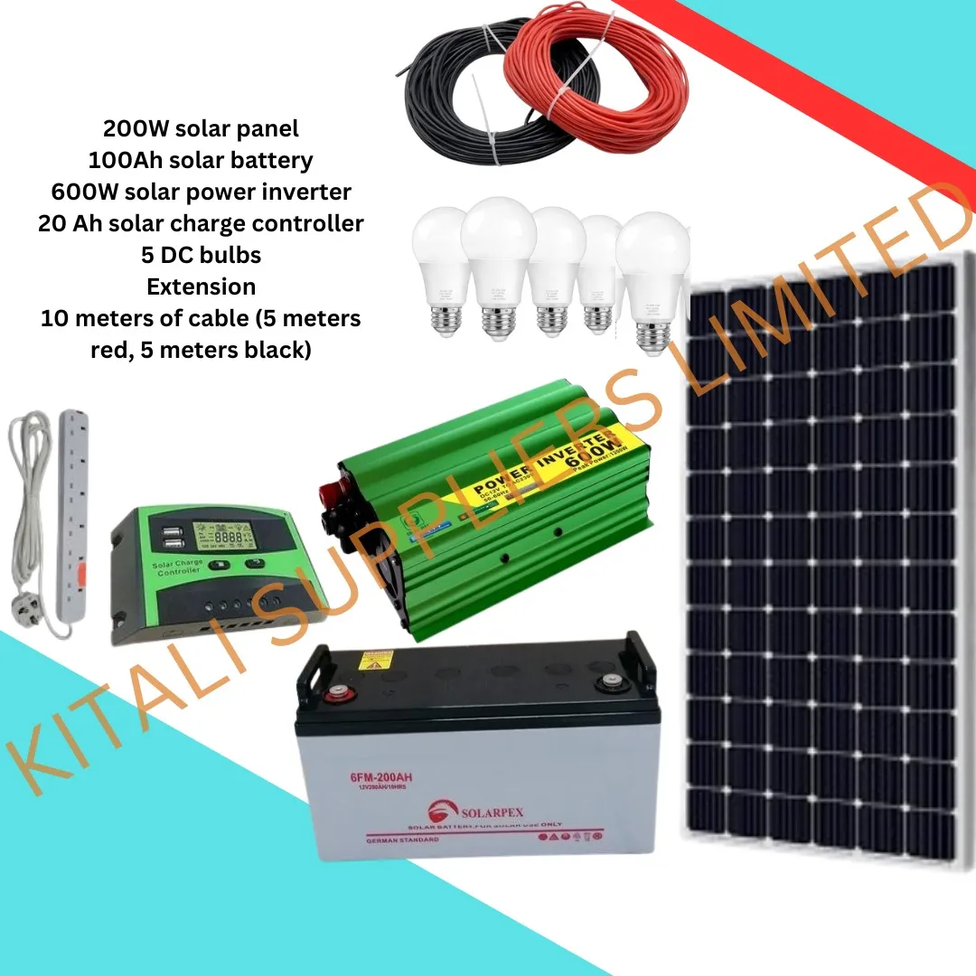 200w solar system with free extension 