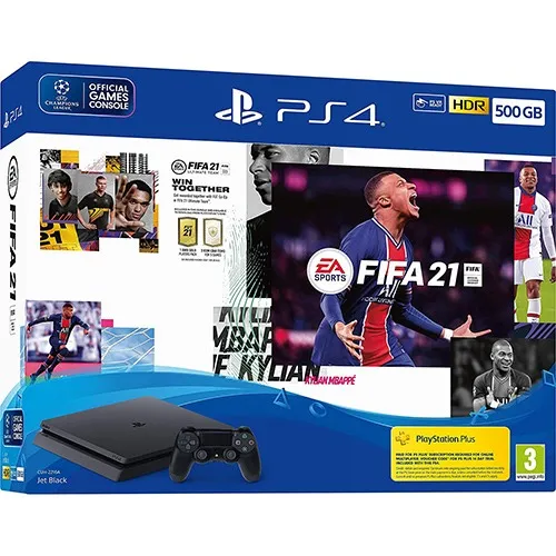 Sony PlayStation 4 Slim PS4 500GB FIFA 21 Bundle Console
